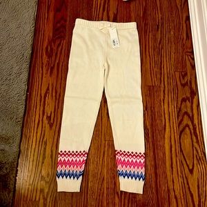 NWT Janie and Jack sweater leggings
